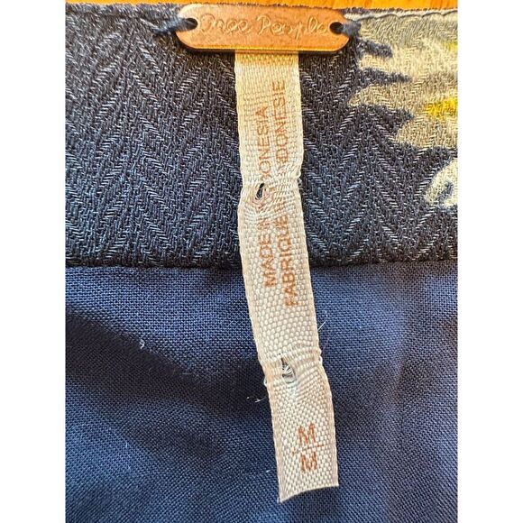 Free People Floral Button Up Midi Dress Size Medium - Picture 6 of 6